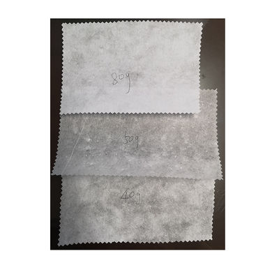 Gaoxin 25G Hard Chemical Bond Nonwoven Embroidery Backing Interlining voor witte kleur