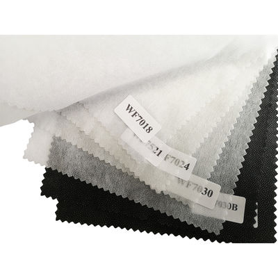 Wit/Zwart/Grijz nonwoven thermische binding Double Dot Interlining voor lichtgewicht
