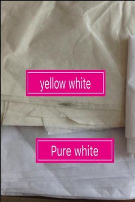 Gaoxin 25G Hard Chemical Bond Nonwoven Embroidery Backing Interlining voor witte kleur