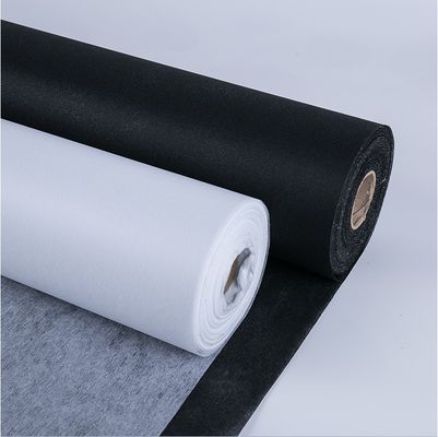 Wit/Zwart/Grijz nonwoven thermische binding Double Dot Interlining voor lichtgewicht