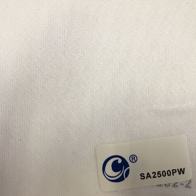 150 cm breed cirkelvormig Tricot geweven fusible interlining voor GAOXIN SA2500 in puur wit