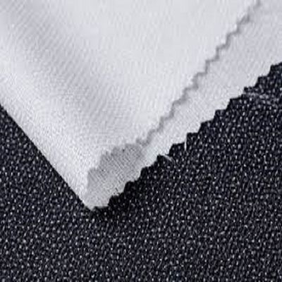 Warm smelten lijm binding krijgen het werk gedaan met grijze cirkelvormige tricot breien interlining