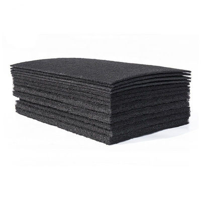 Plain Style nonwoven stof geactiveerde koolstof 32-100g voor industriële verontreiniging bestrijding