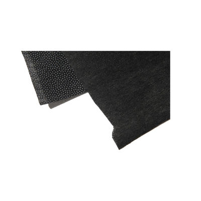Chemische binding Scatter Dot Polyester Niet-geweven fusible interlining met geborduurd ontwerp