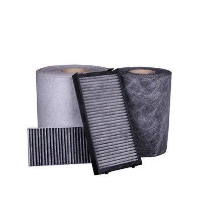 Plain Style Activated Carbon Fiber Nonwoven Laminated Cloth voor luchtfiltratiesysteem