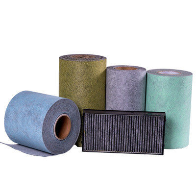 Plain Style Activated Carbon Fiber Nonwoven Laminated Cloth voor luchtfiltratiesysteem