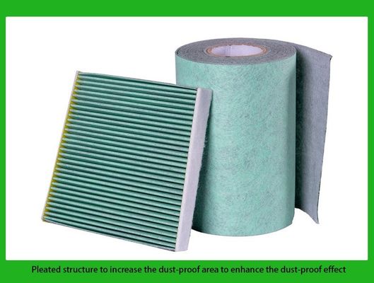 Plain Style Activated Carbon Fiber Nonwoven Laminated Cloth voor luchtfiltratiesysteem