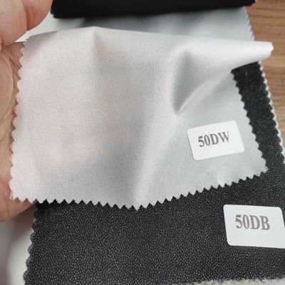 Kleding Fusing Interlinings Linings GAOXIN Fusible Woven Polyester 40gsm /-2g Custom Breedte