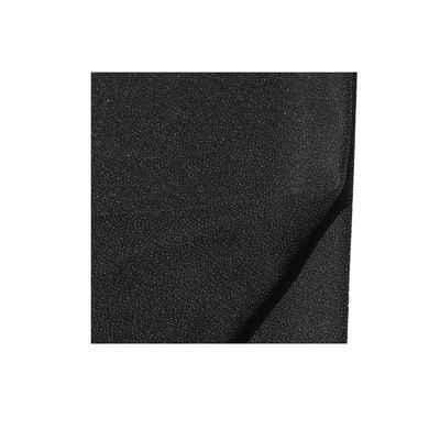 Geweven zwart 100% polyester tricot warp gebreide fuseerbare stof