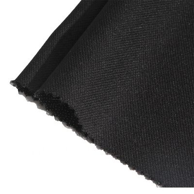 45G Polyester Tricot Stof Plain Weave Dot Fusing Woven Fusible Interlining