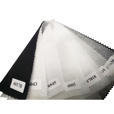 Gepersonaliseerde breedte niet-geweven fusible interlining met gom blijven 50% polyester 50% nylon