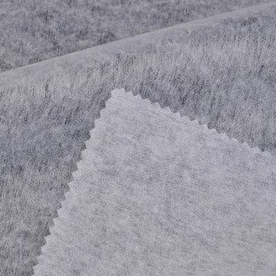 Gaoxin PA/PES Niet-geweven fusie-interlining voor kledingstukken Double Dot Black Breedte 90-200cm